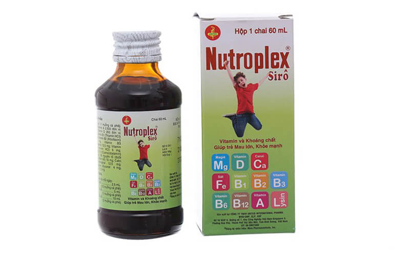 Nutroplex là dòng thuốc tăng cân cho trẻ em